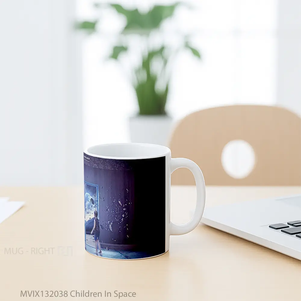 Mug Children In Space Gelas Astronomi - All-side / Desain