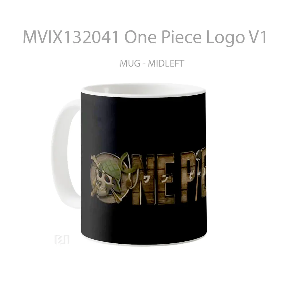 Mug One Piece Logo V1 Cangkir Anime - All-side / Desain