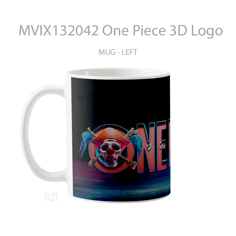Mug One Piece 3D Logo Cangkir Anime - All-side / Desain