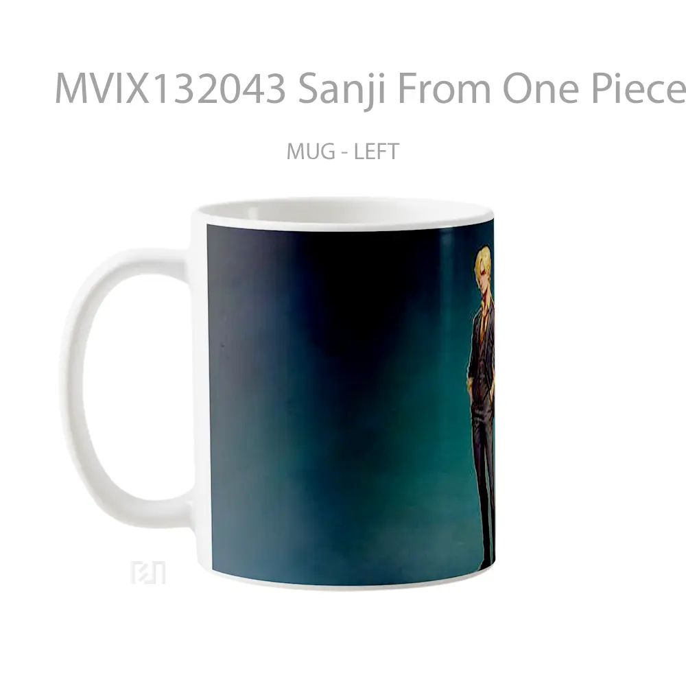 Mug Sanji From One Piece Cangkir Anime - All-side / Desain