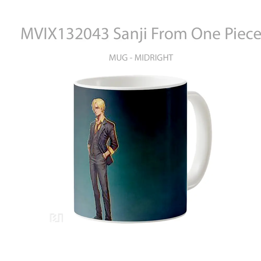 Mug Sanji From One Piece Cangkir Anime - All-side / Desain