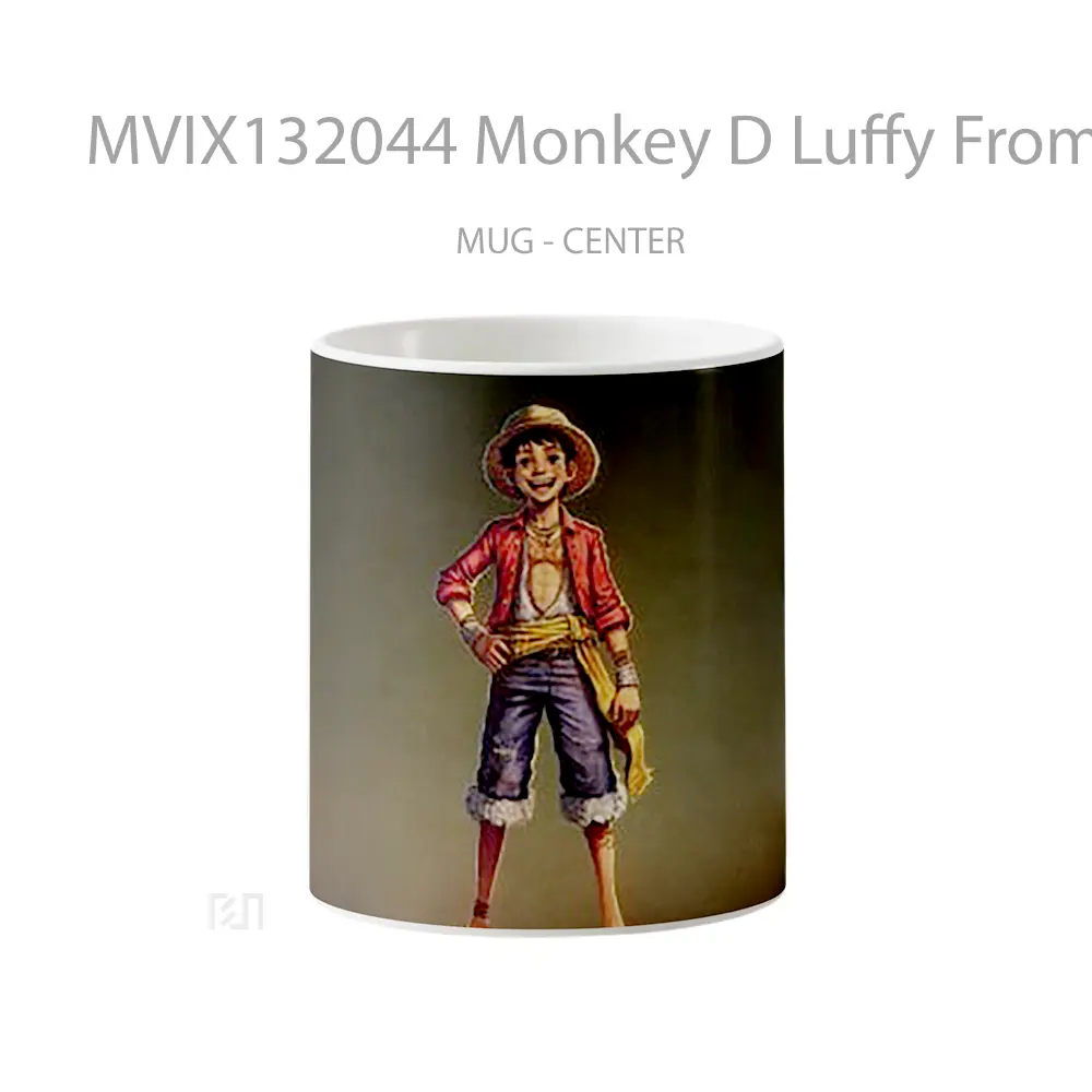 Mug Monkey D Luffy From One Piece V1 Cangkir Anime