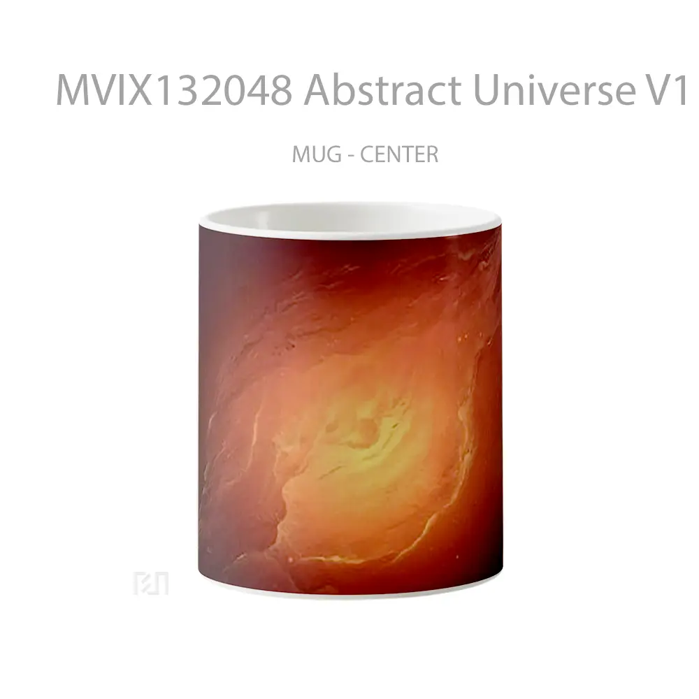 Mug Abstract Universe V1 Gelas Seni Modern