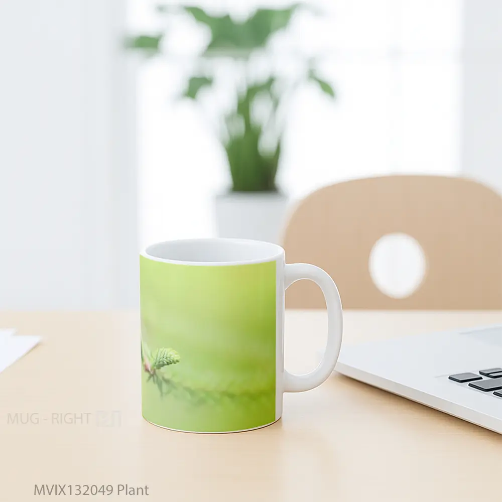 Mug Plant Gelas Keramik Unik - All-side / Desain