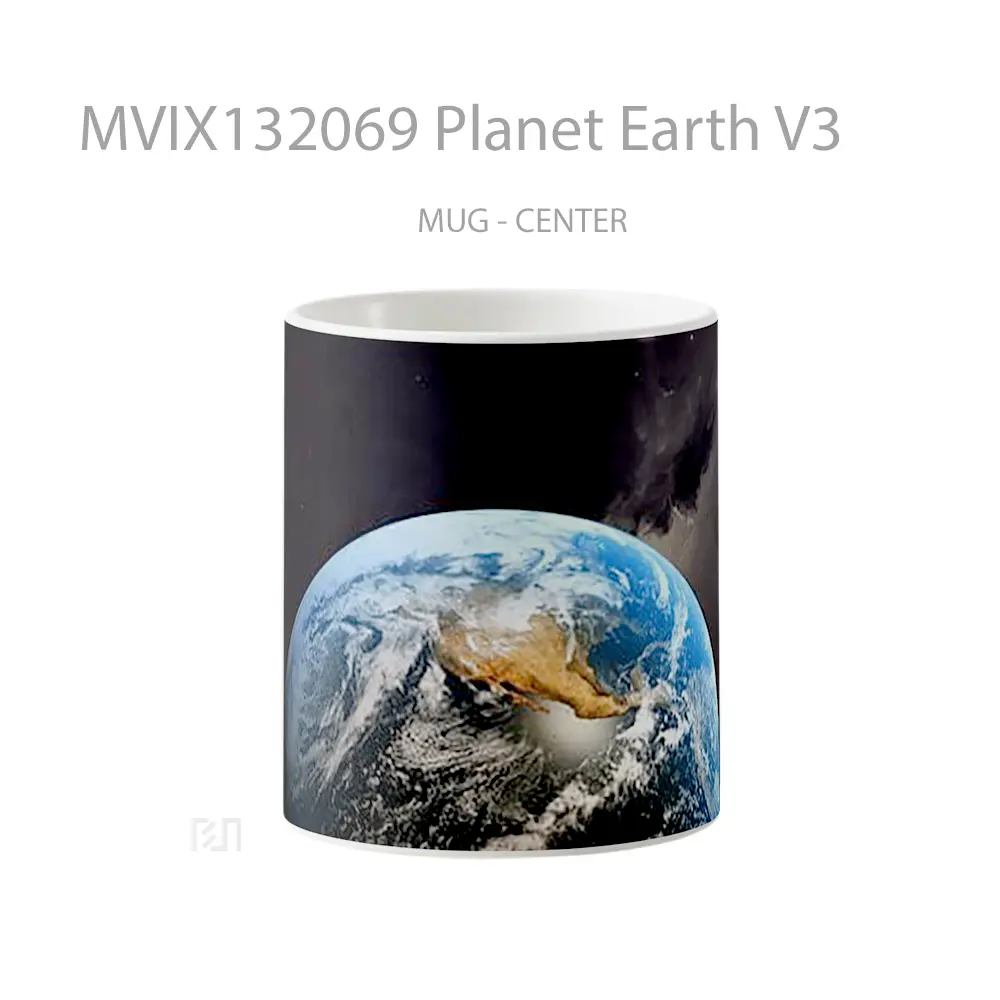 Mug Planet Earth V3 Gelas Astronomi