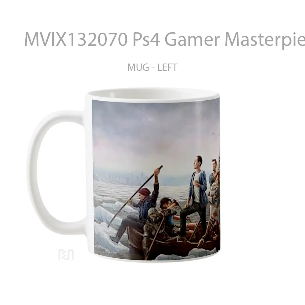 Mug Ps4 Gamer Masterpiece Cangkir Gamer - All-side / Desain