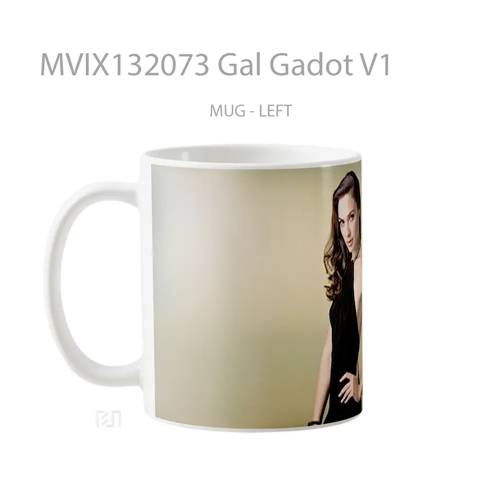 Mug Gal Gadot V1 Gelas Selebriti - All-side / Desain