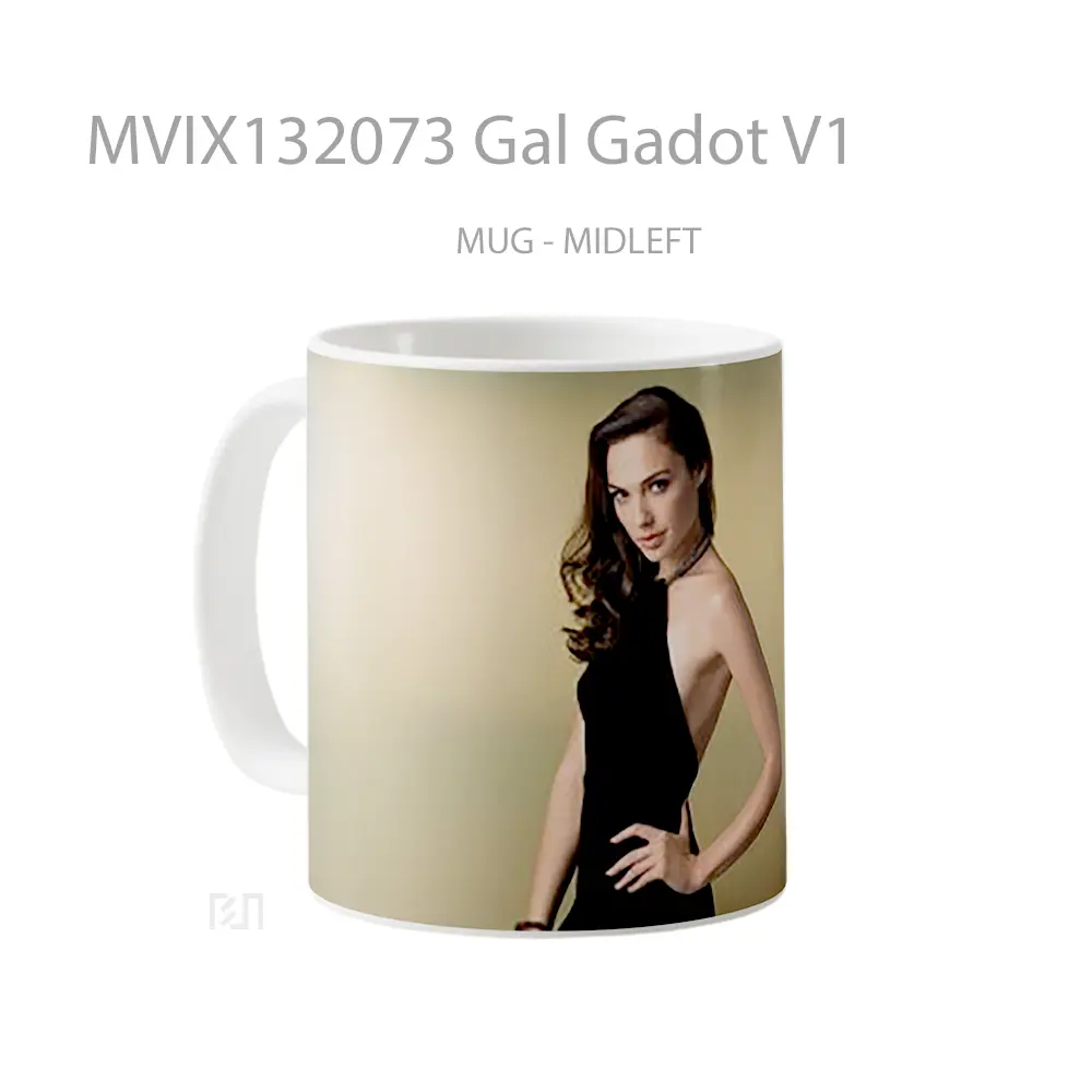 Mug Gal Gadot V1 Gelas Selebriti - All-side / Desain