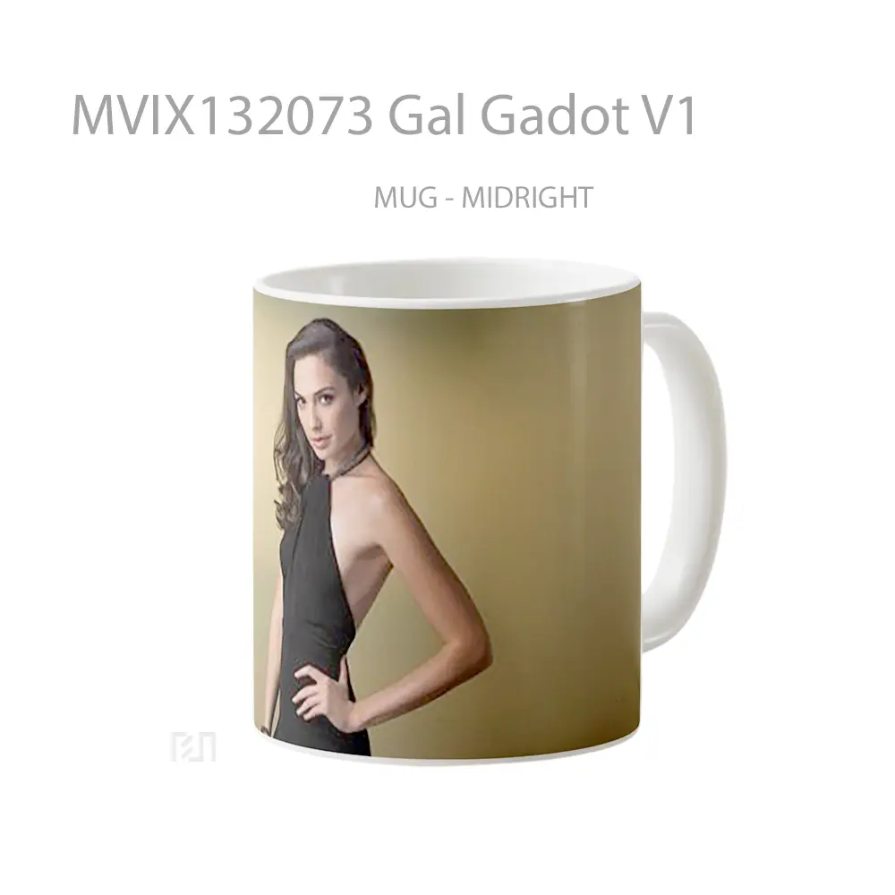 Mug Gal Gadot V1 Gelas Selebriti - All-side / Desain