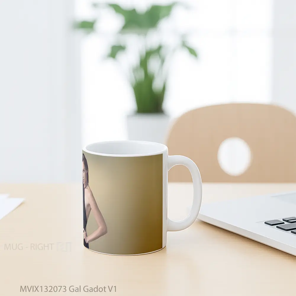Mug Gal Gadot V1 Gelas Selebriti - All-side / Desain