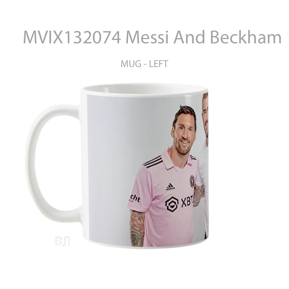 Mug Messi And Beckham Gelas Keramik Unik - All-side / Desain
