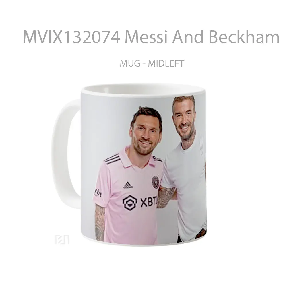 Mug Messi And Beckham Gelas Keramik Unik - All-side / Desain