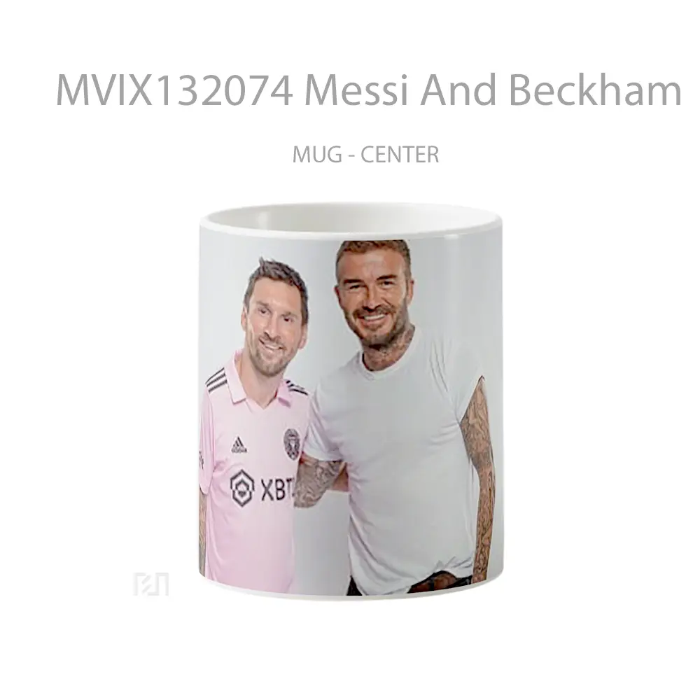 Mug Messi And Beckham Gelas Keramik Unik