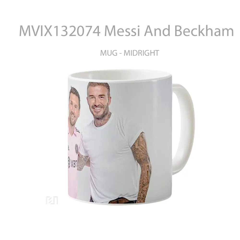 Mug Messi And Beckham Gelas Keramik Unik - All-side / Desain
