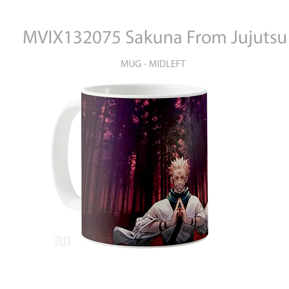 Mug Sakuna From Jujutsu Kaisen V1 Gelas Keramik Unik - All-side / Desain