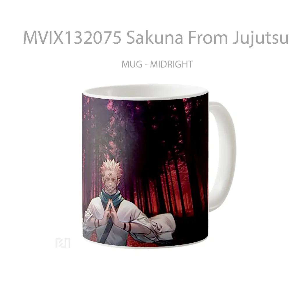 Mug Sakuna From Jujutsu Kaisen V1 Gelas Keramik Unik - All-side / Desain