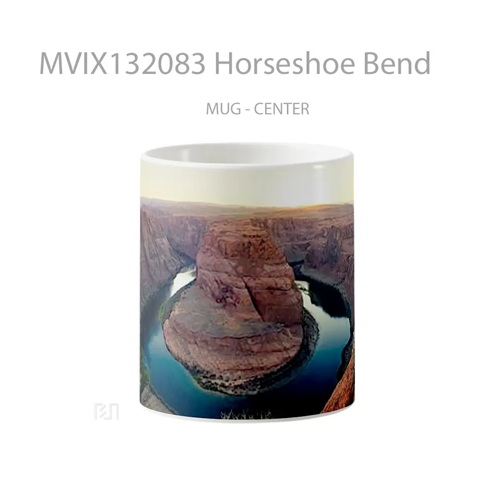 Mug Horseshoe Bend Gelas Keramik Unik