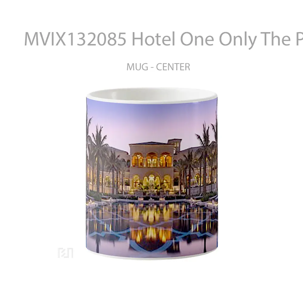 Mug Hotel One Only The Palm Gelas Keramik Unik