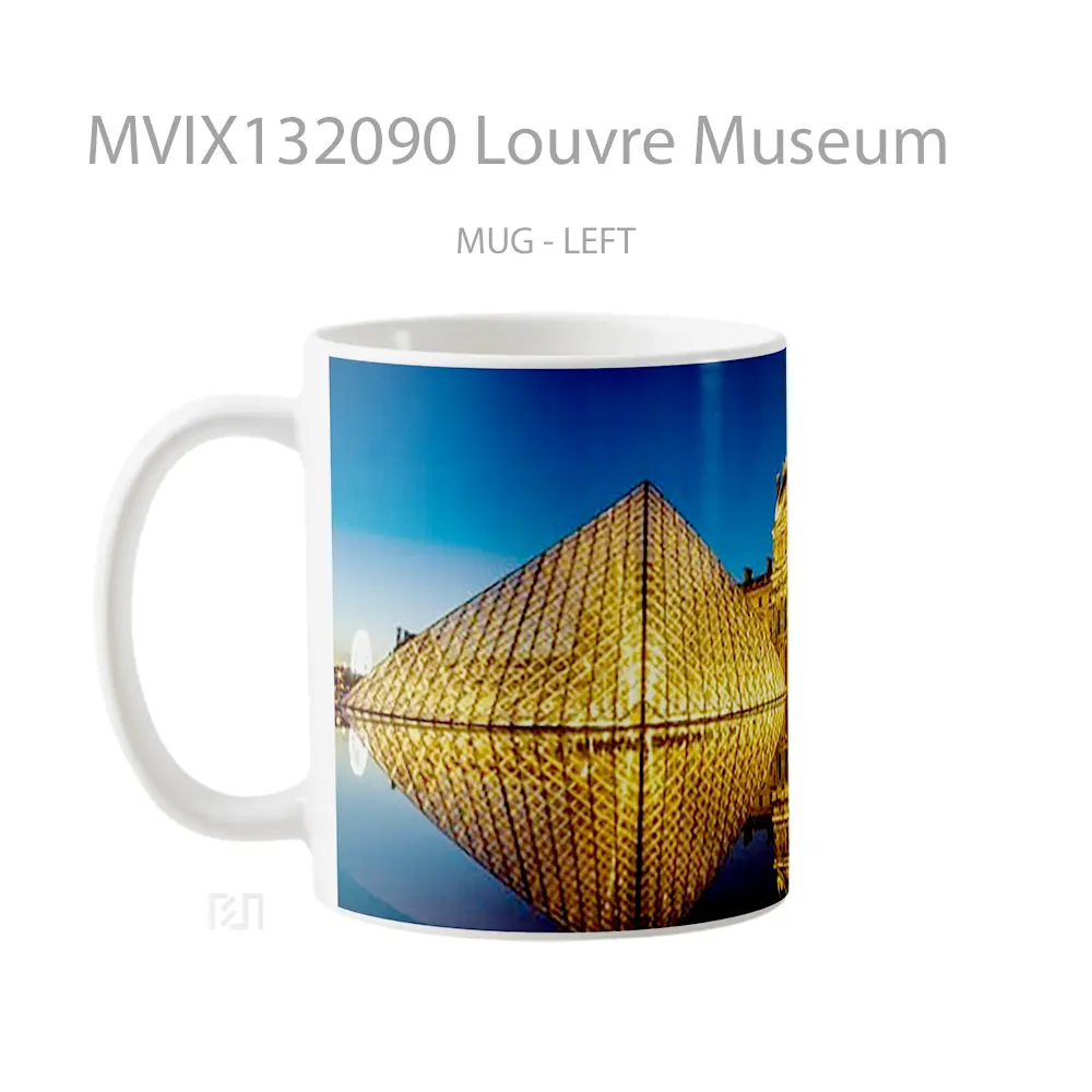 Mug Louvre Museum Gelas Keramik Unik - All-side / Desain