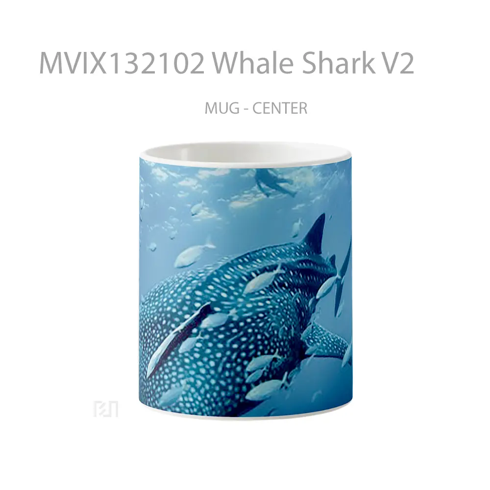 Mug Whale Shark V2 Gelas Hewan Lucu