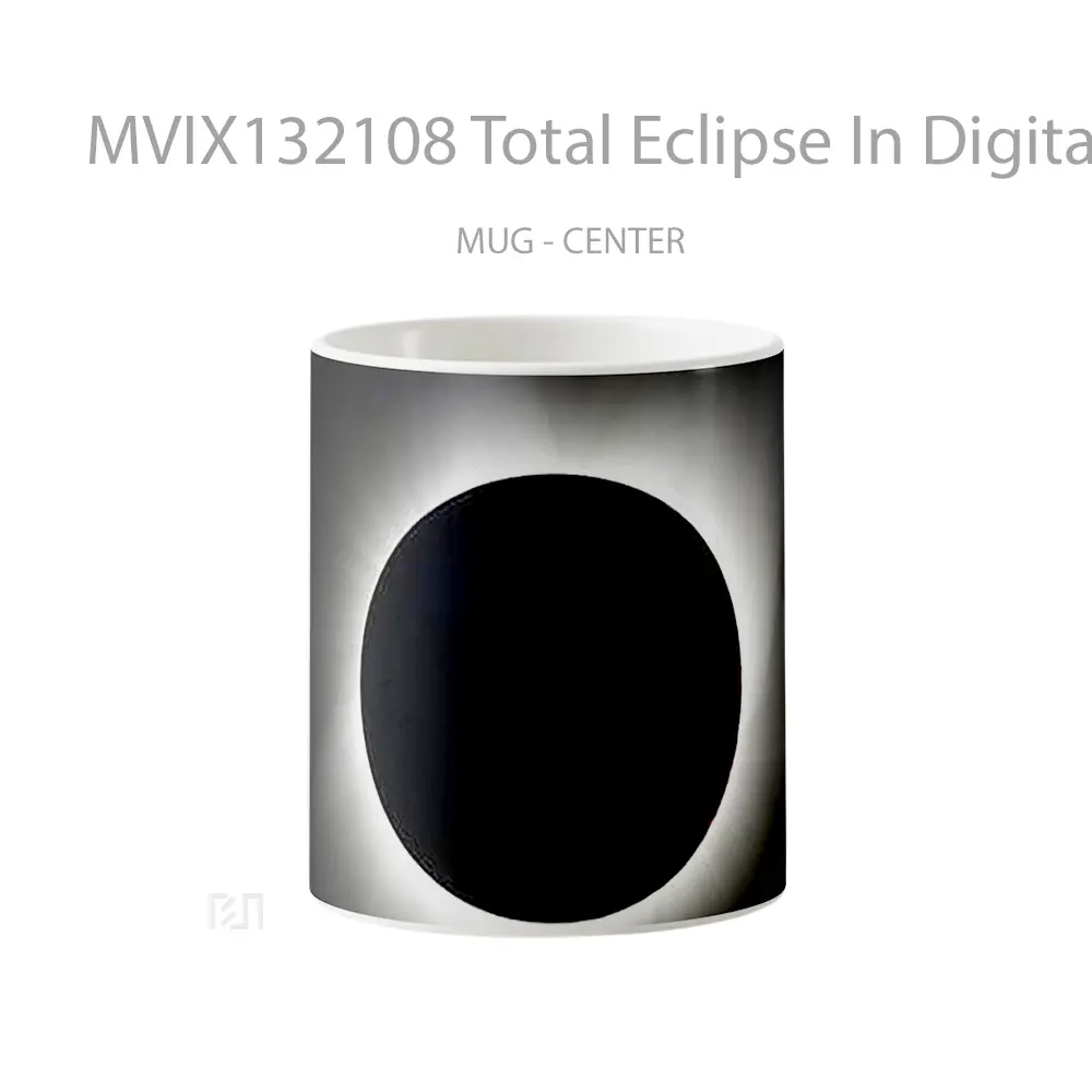 Mug Total Eclipse In Digital Gelas Keramik Unik