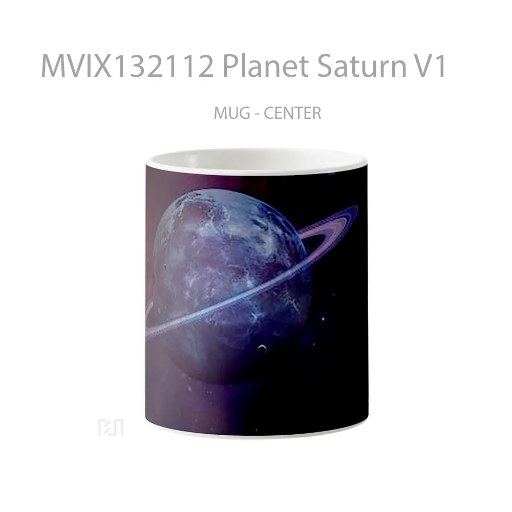Mug Planet Saturn V1 Gelas Astronomi