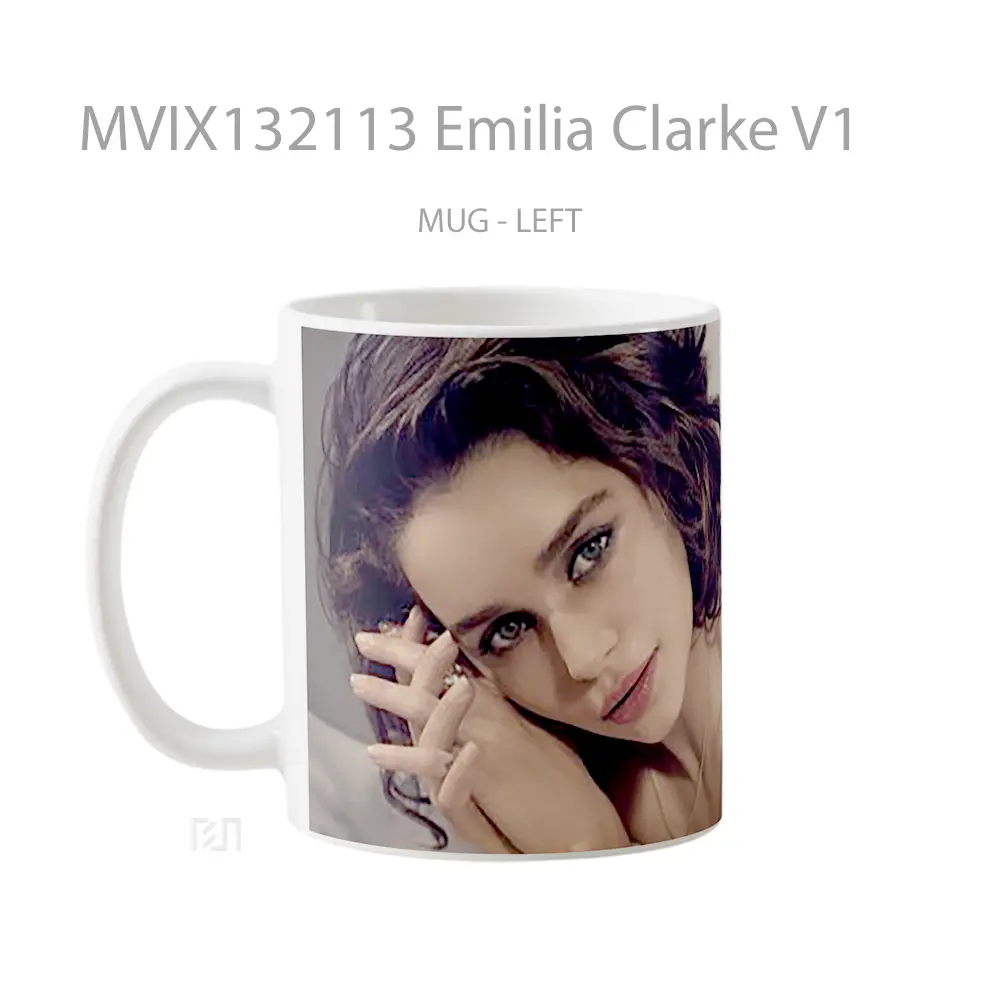 Mug Emilia Clarke V1 Gelas Keramik Unik - All-side / Desain