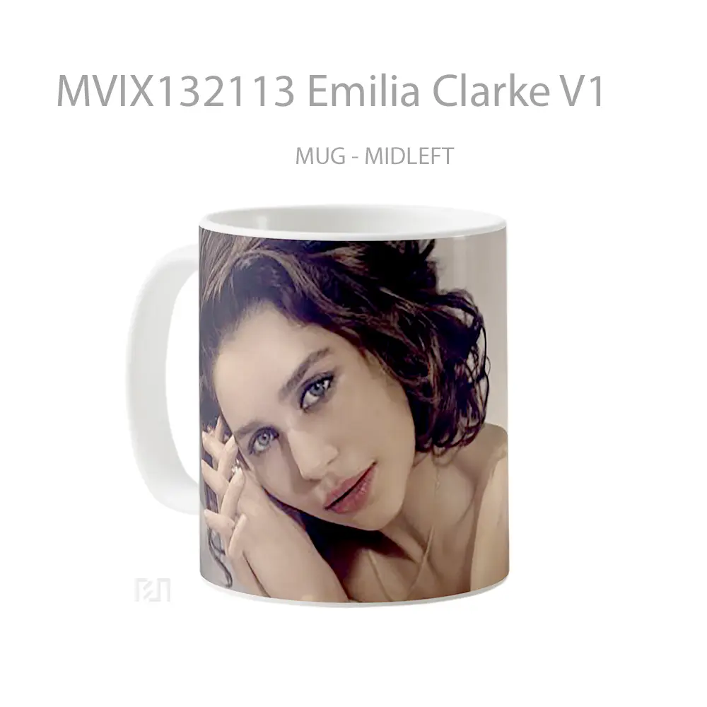 Mug Emilia Clarke V1 Gelas Keramik Unik - All-side / Desain