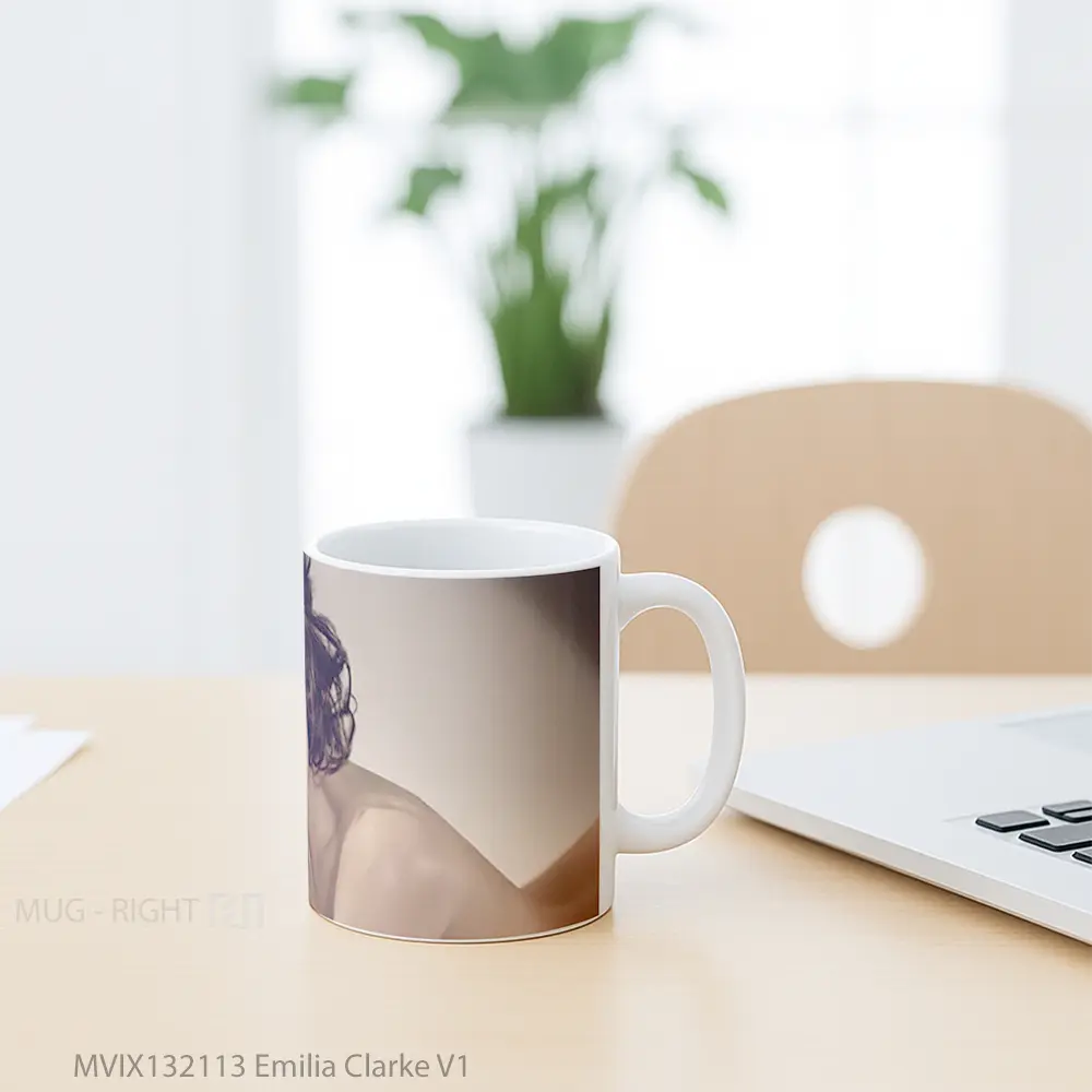 Mug Emilia Clarke V1 Gelas Keramik Unik - All-side / Desain