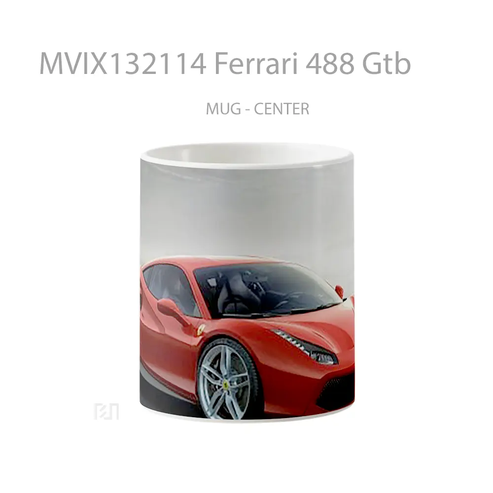 Mug Ferrari 488 Gtb Cangkir Mobil