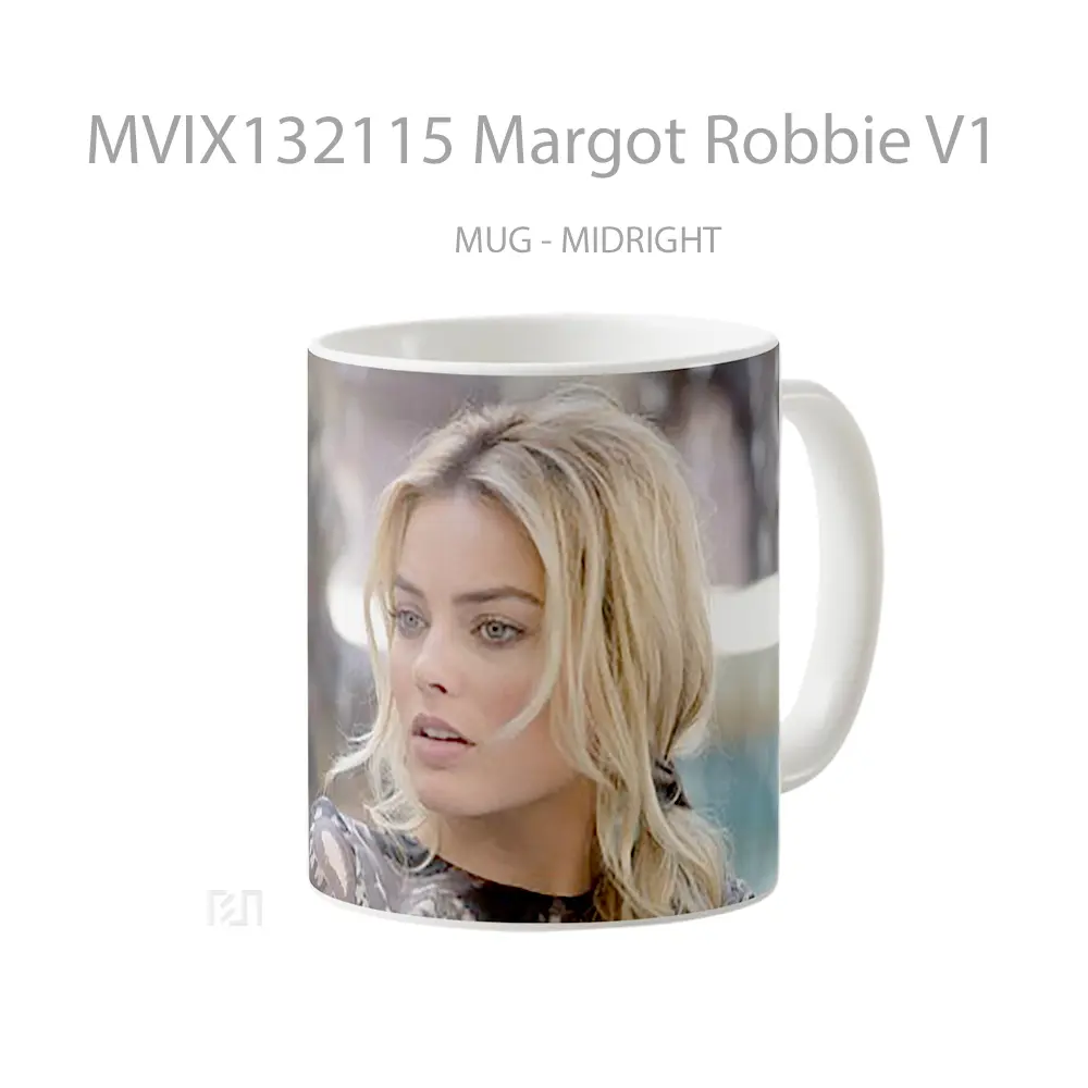 Mug Margot Robbie V1 Gelas Keramik Unik - All-side / Desain