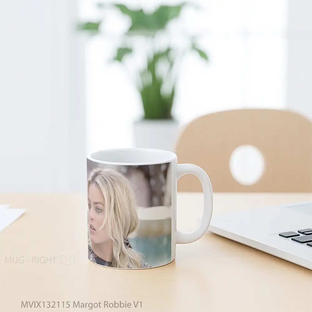 Mug Margot Robbie V1 Gelas Keramik Unik - All-side / Desain