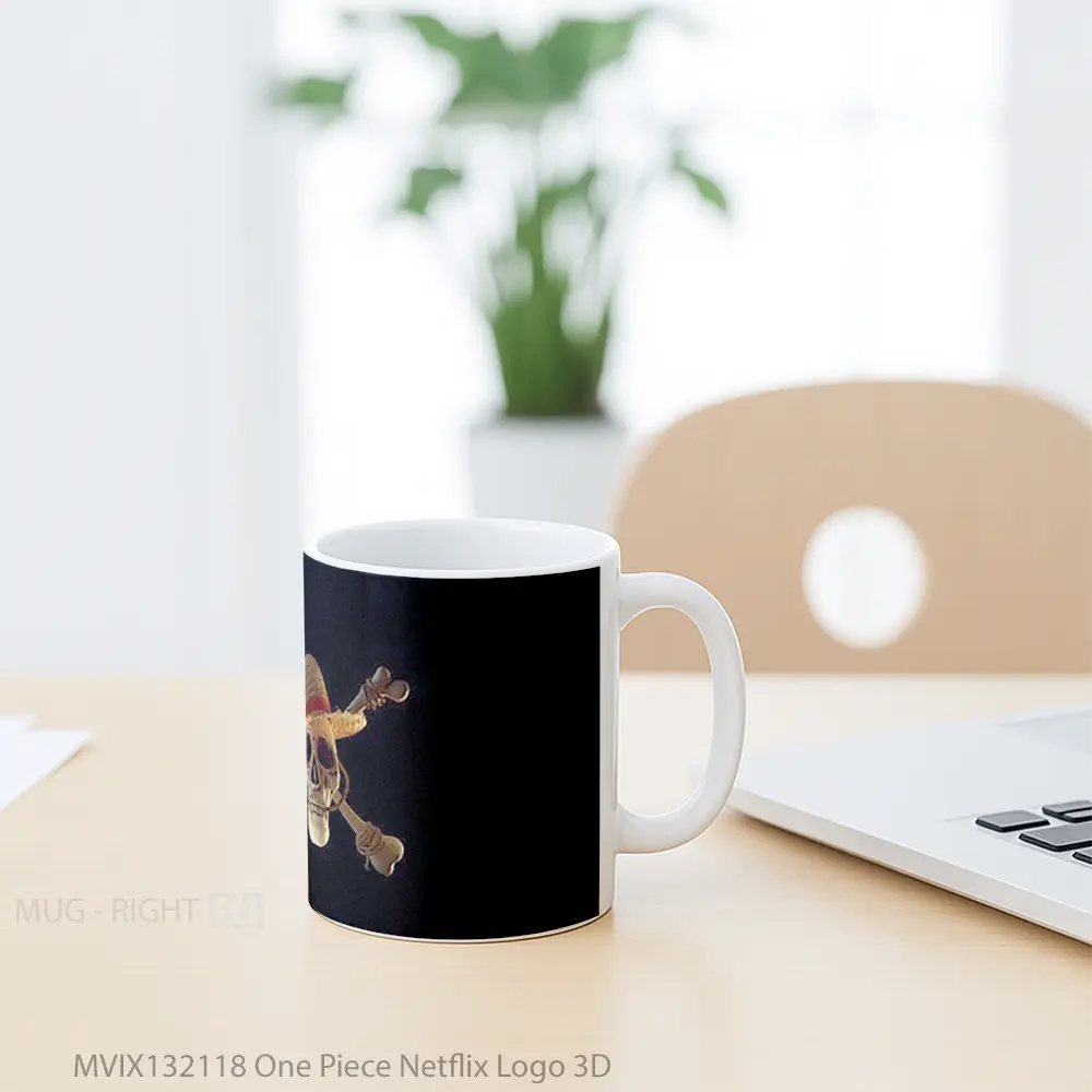 Mug One Piece Netflix Logo 3D Cangkir Anime - All-side / Desain