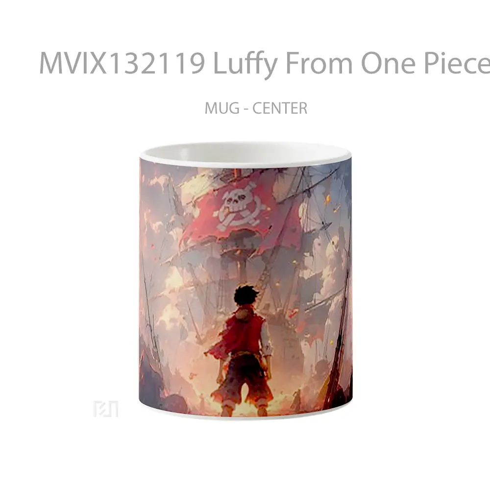 Mug Luffy From One Piece V1 Cangkir Anime