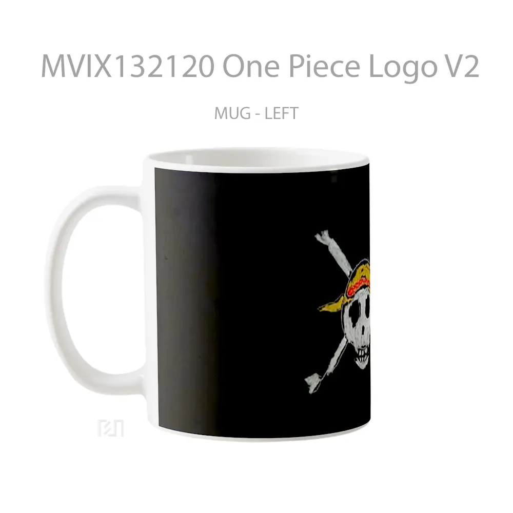 Mug One Piece Logo V2 Cangkir Anime - All-side / Desain