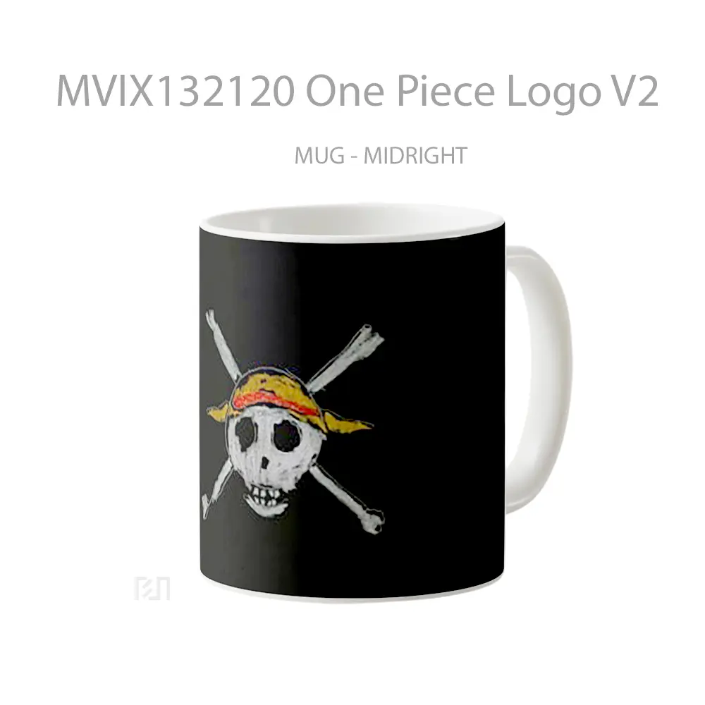 Mug One Piece Logo V2 Cangkir Anime - All-side / Desain