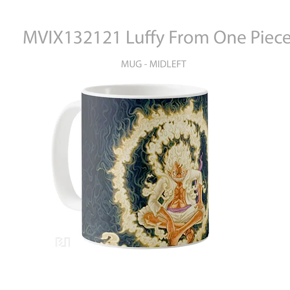 Mug Luffy From One Piece V2 Cangkir Anime - All-side / Desain