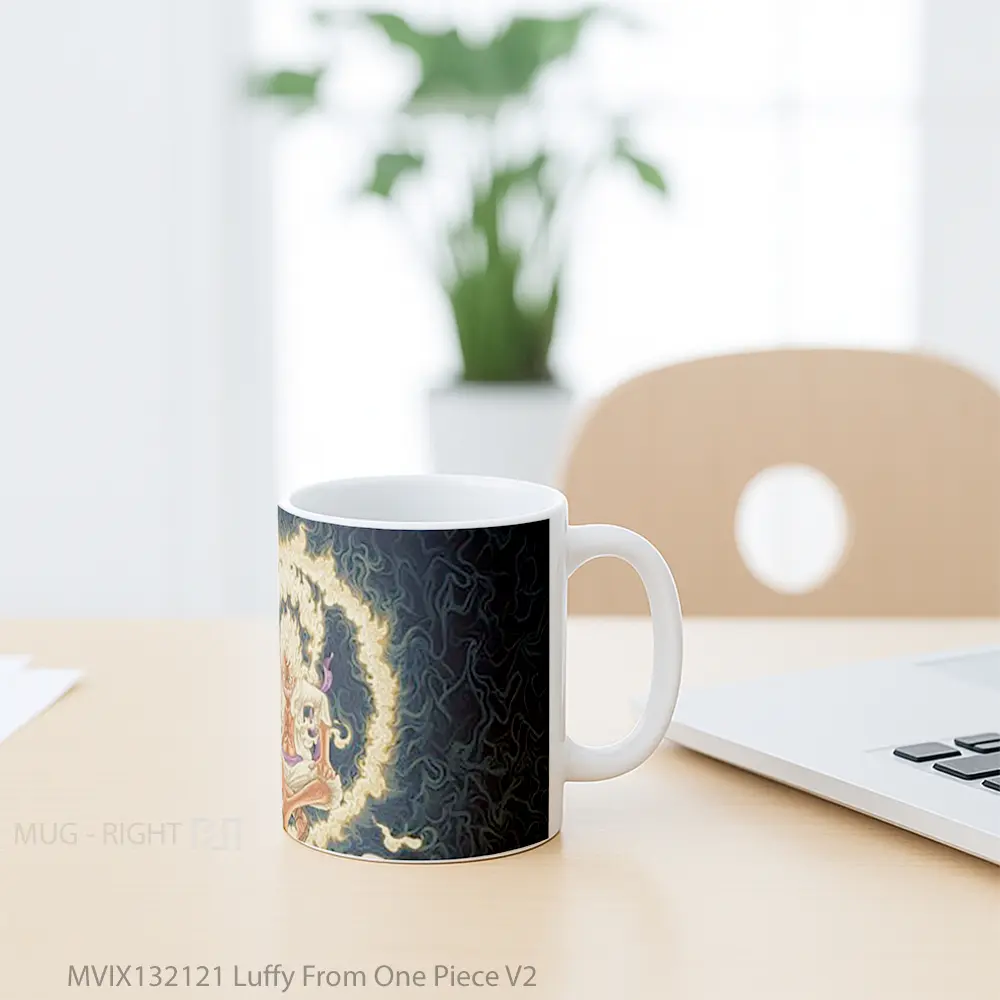 Mug Luffy From One Piece V2 Cangkir Anime - All-side / Desain