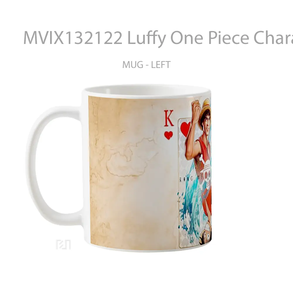 Mug Luffy One Piece Character Anime And Movie Cangkir Anime - All-side / Desain