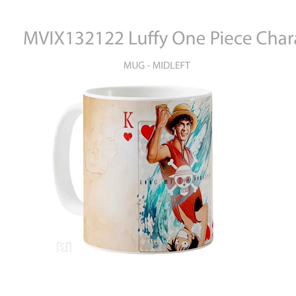 Mug Luffy One Piece Character Anime And Movie Cangkir Anime - All-side / Desain