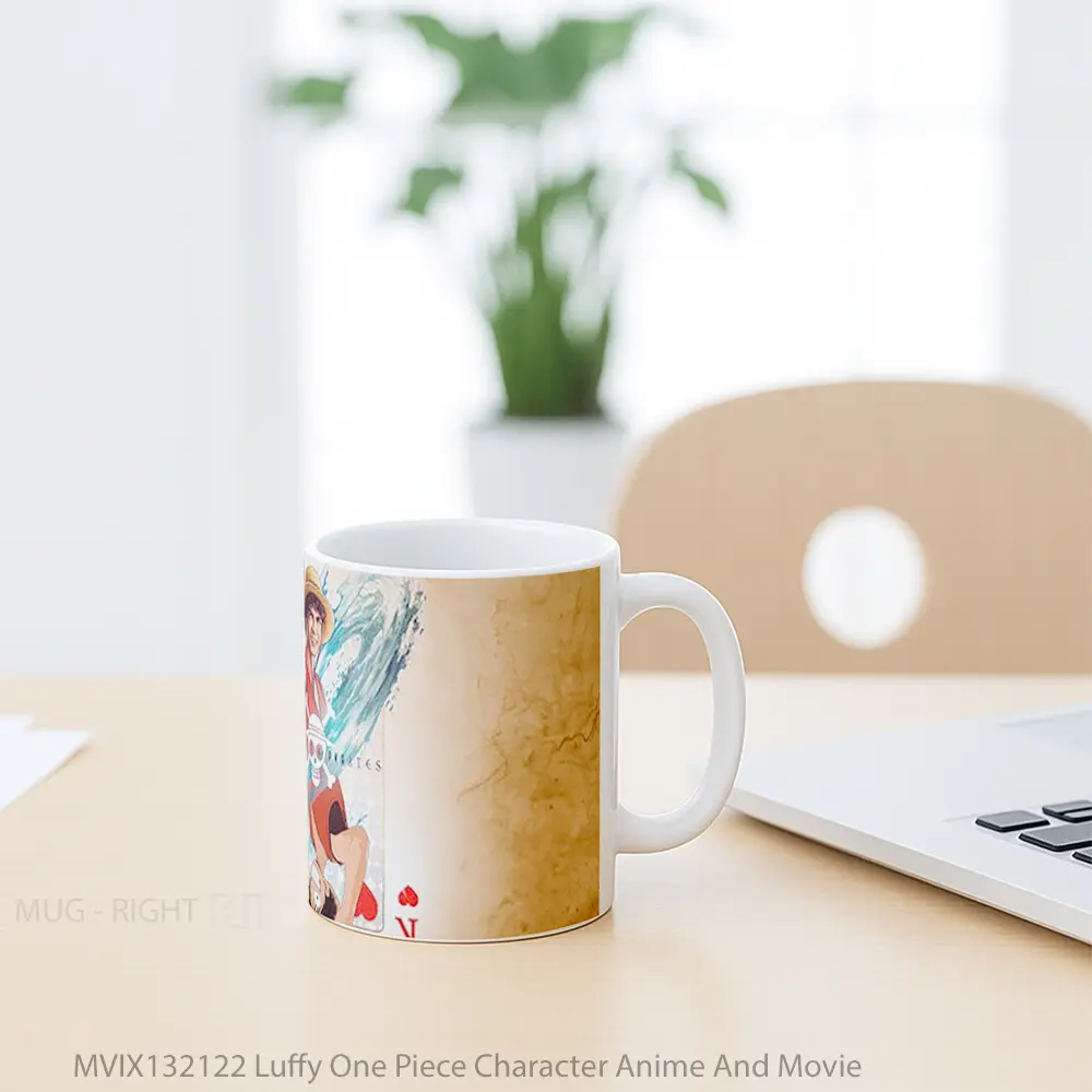 Mug Luffy One Piece Character Anime And Movie Cangkir Anime - All-side / Desain