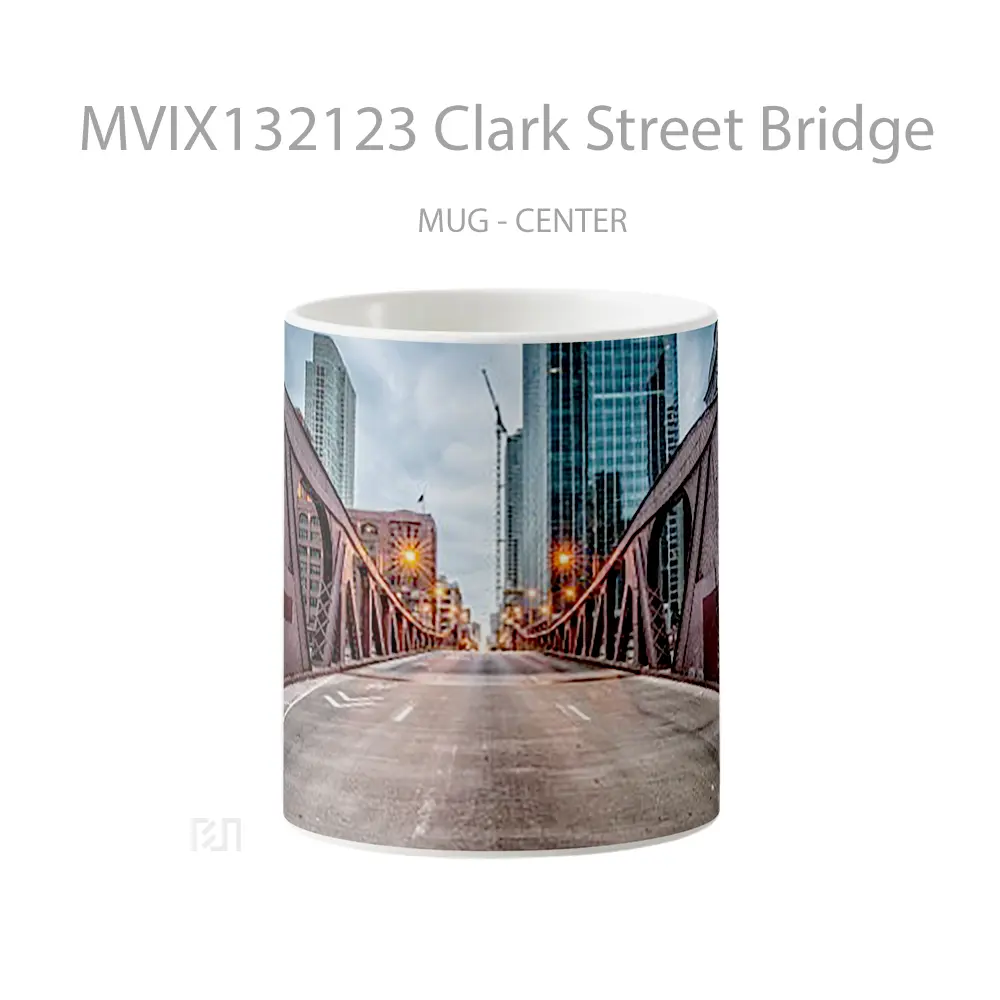Mug Clark Street Bridge Gelas Keramik Unik