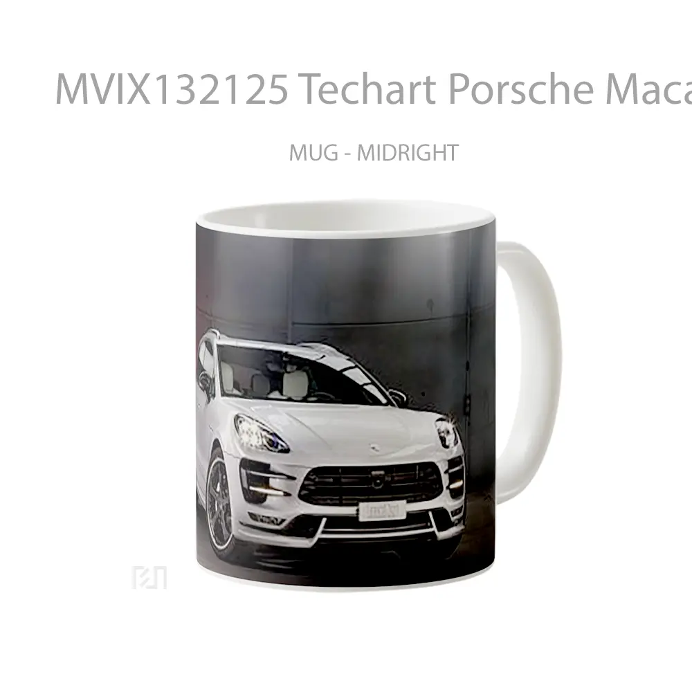 Mug Techart Porsche Macan Cangkir Mobil - All-side / Desain