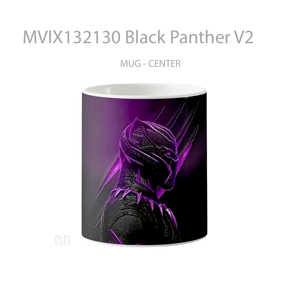 Mug Black Panther V2 Gelas Superhero