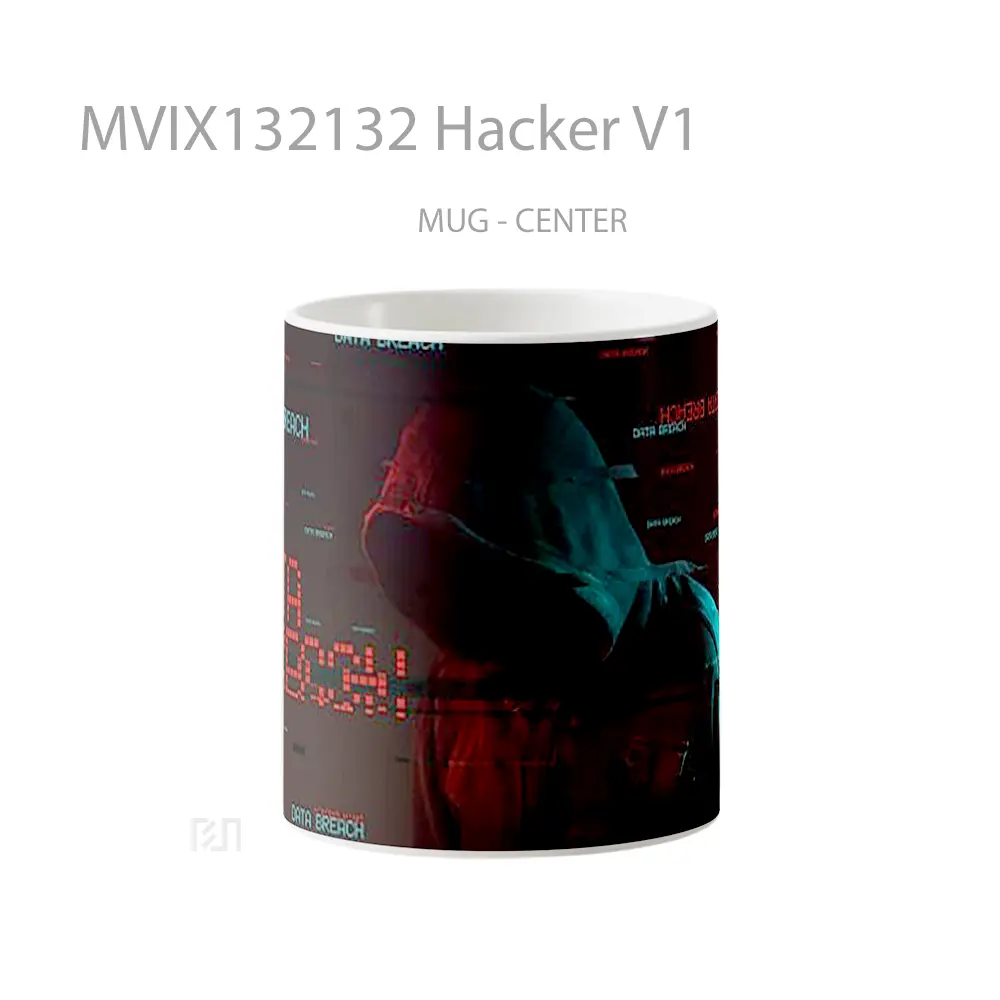 Mug Hacker V1 Gelas Keramik Unik