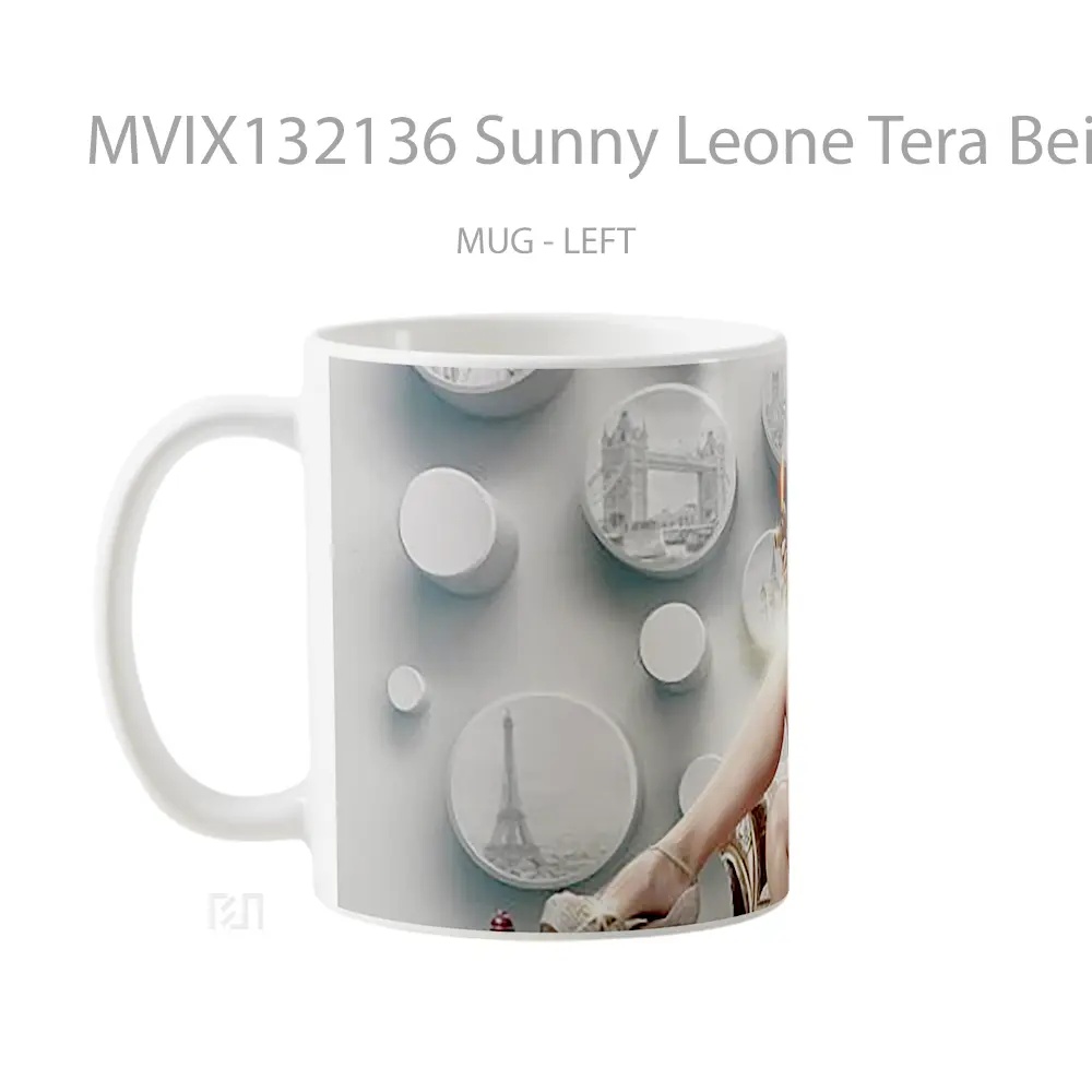 Mug Sunny Leone Tera Beimaan Love Gelas Keramik Unik - All-side / Desain