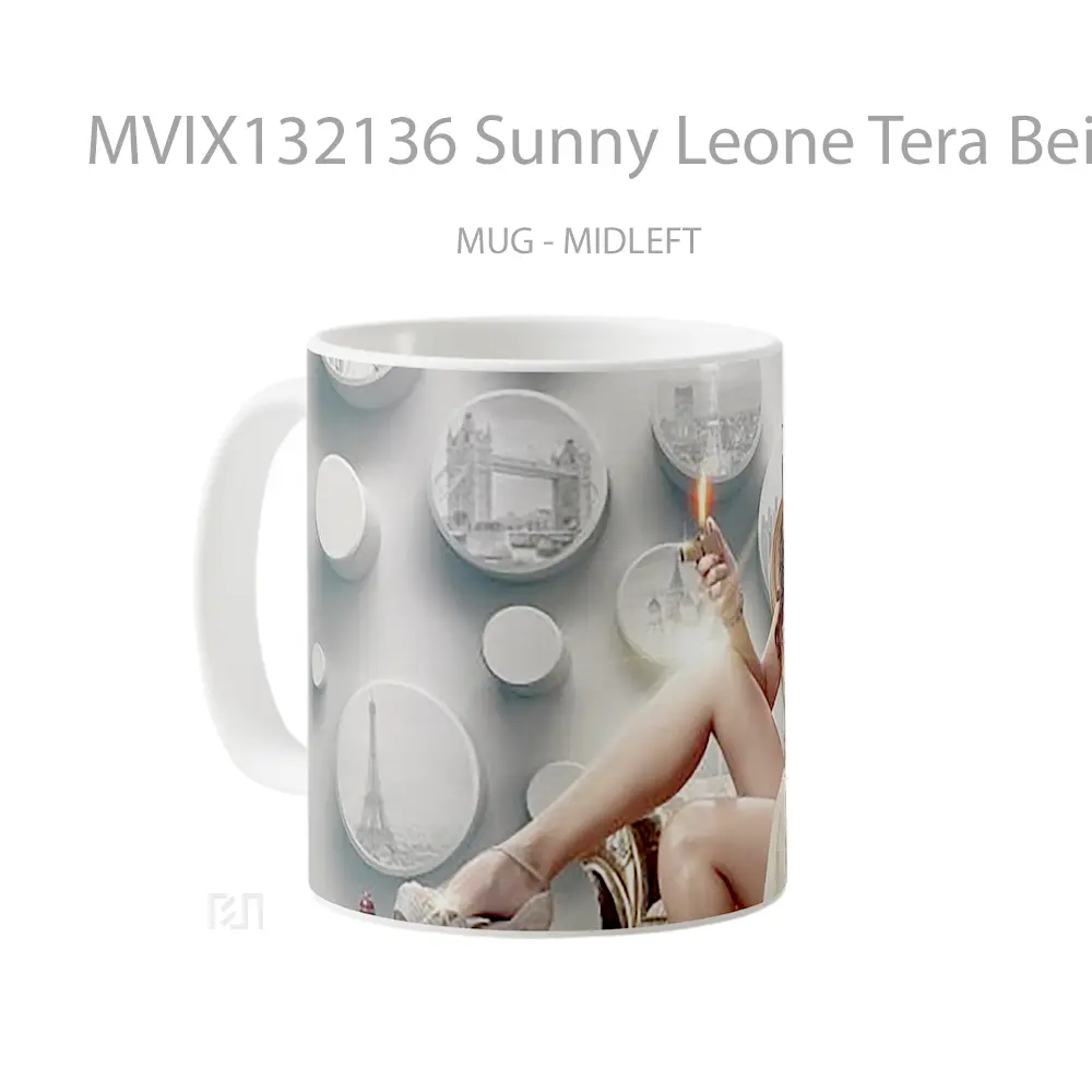 Mug Sunny Leone Tera Beimaan Love Gelas Keramik Unik - All-side / Desain