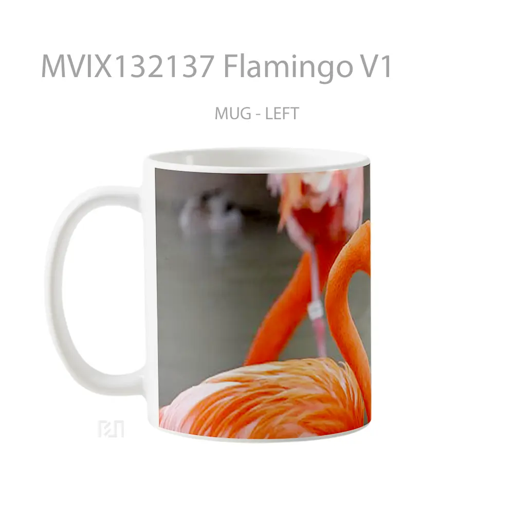 Mug Flamingo V1 Gelas Keramik Unik - All-side / Desain