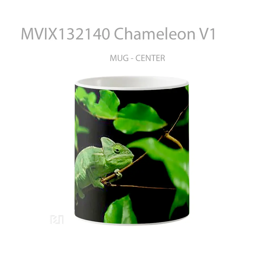 Mug Chameleon V1 Gelas Keramik Unik