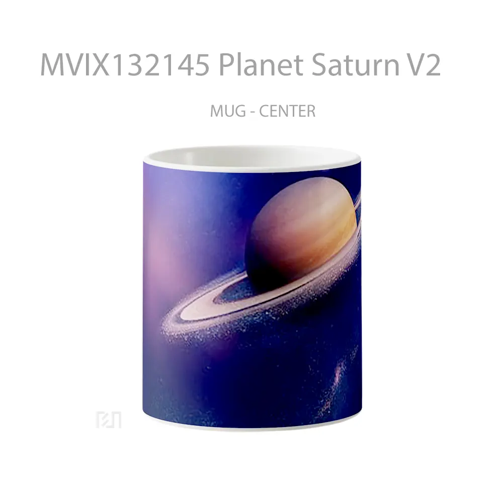 Mug Planet Saturn V2 Gelas Astronomi